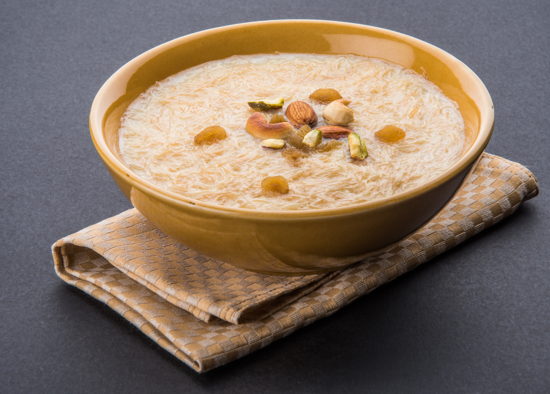 Kheer in a bowl