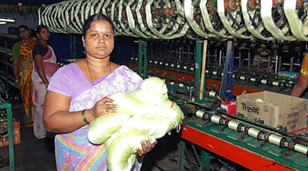 Sunita, a Microfinance client