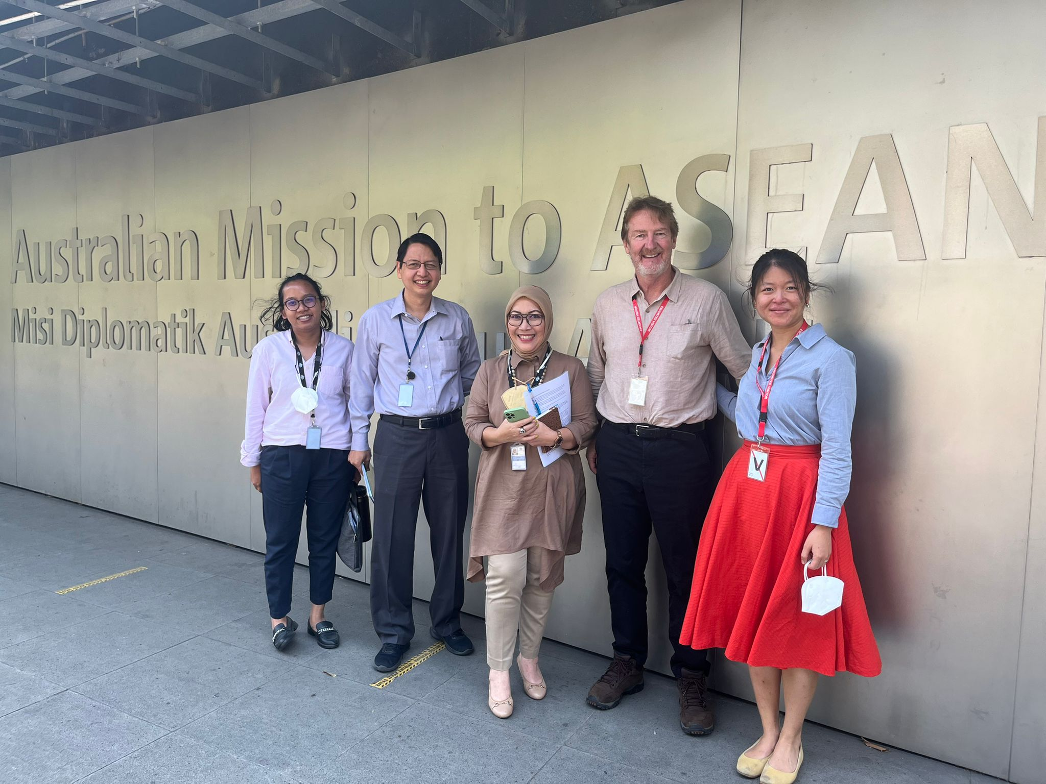 Members of the Opportunity team with DFAT in Jakarta
