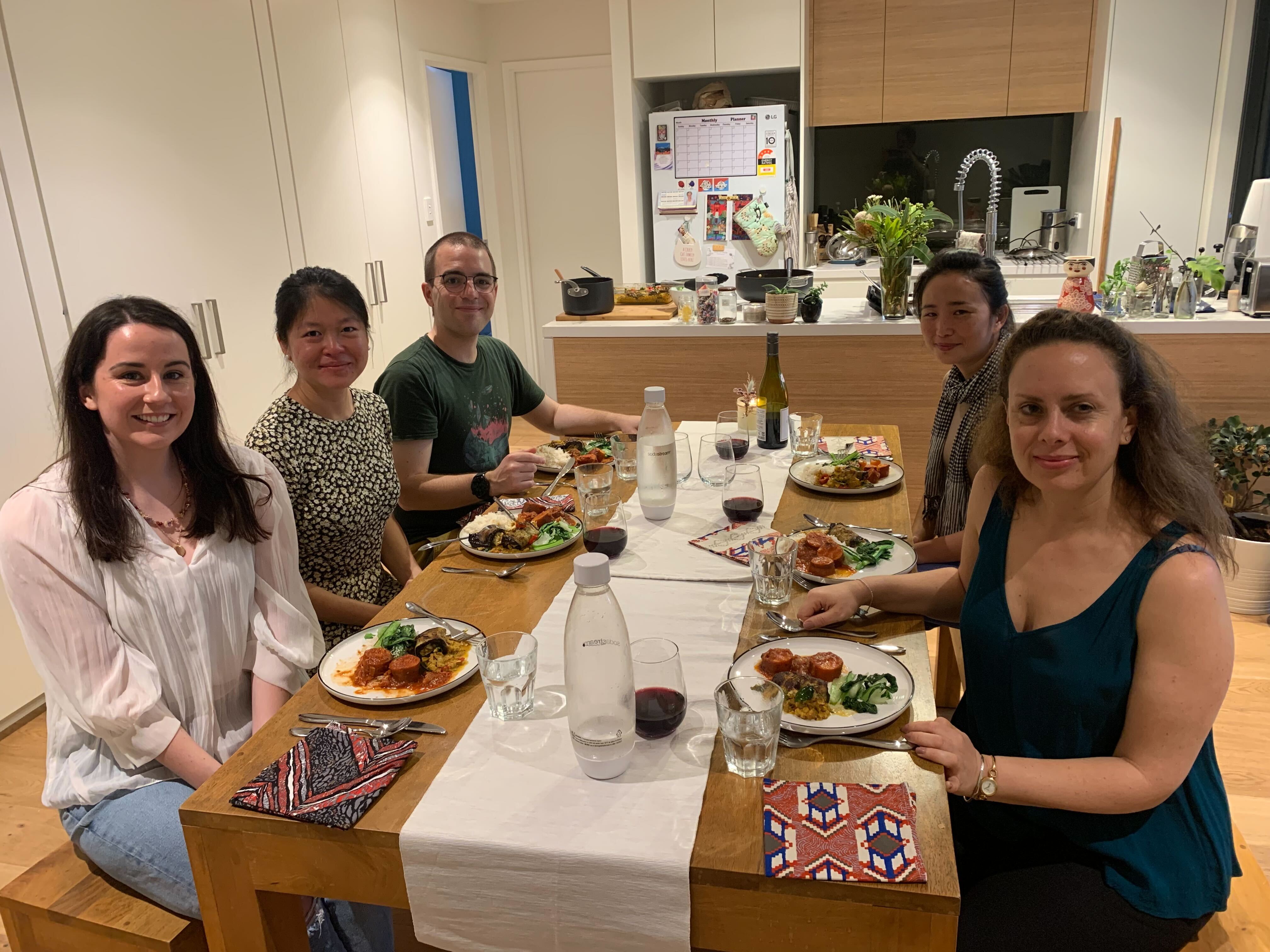 Great Australian Curry event with supporters