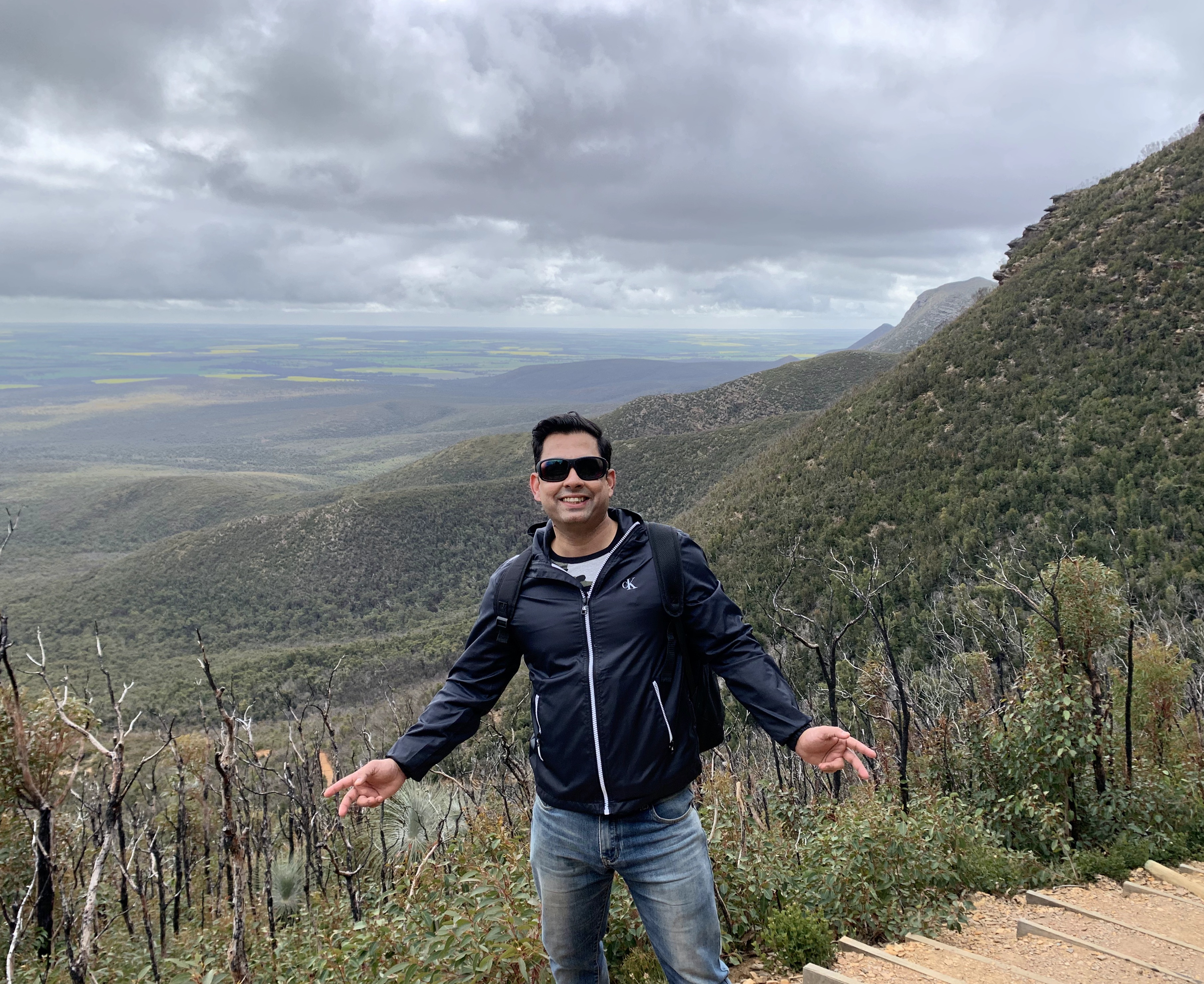 Sumit on a hike