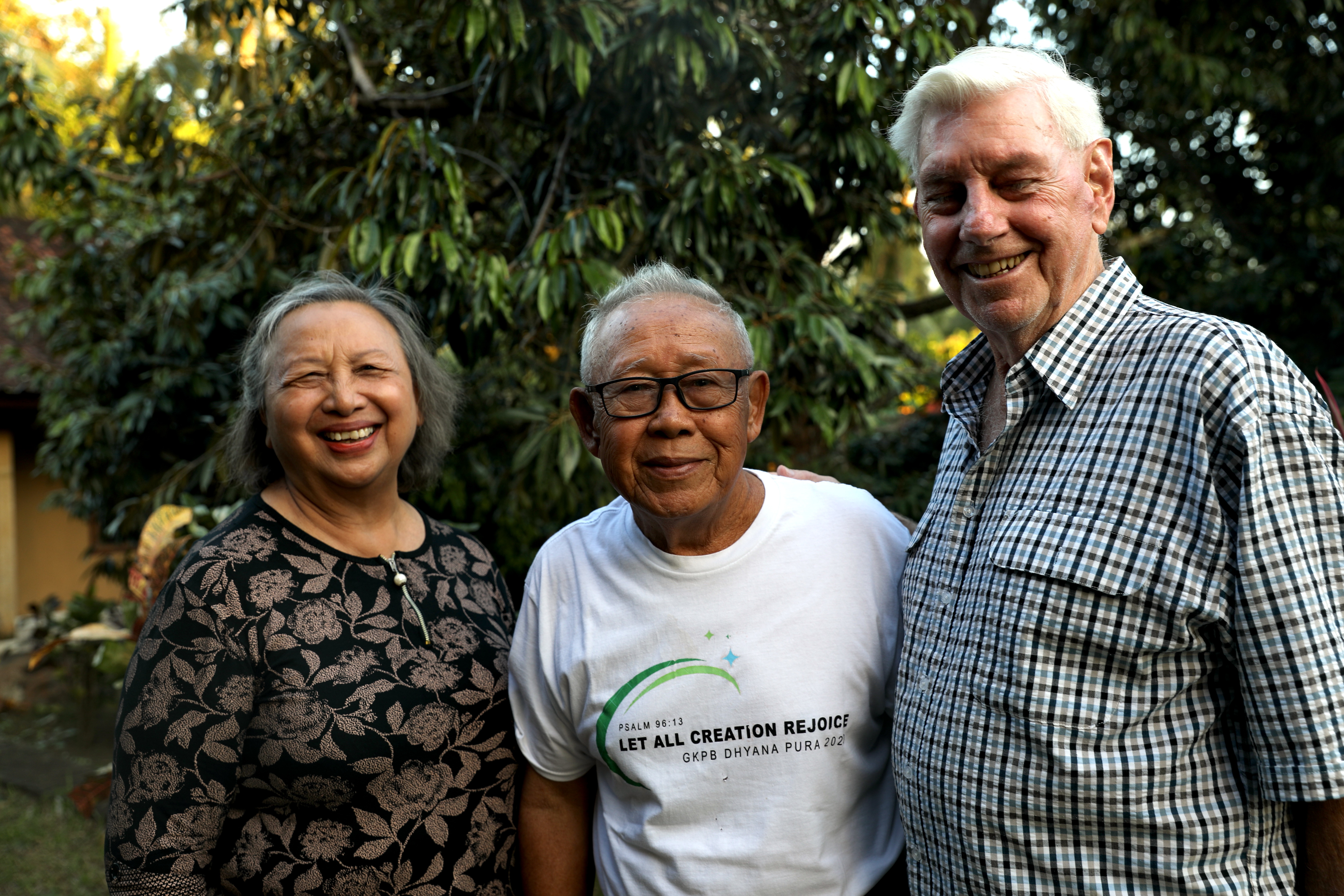 David Bussau and Ketut and Putu