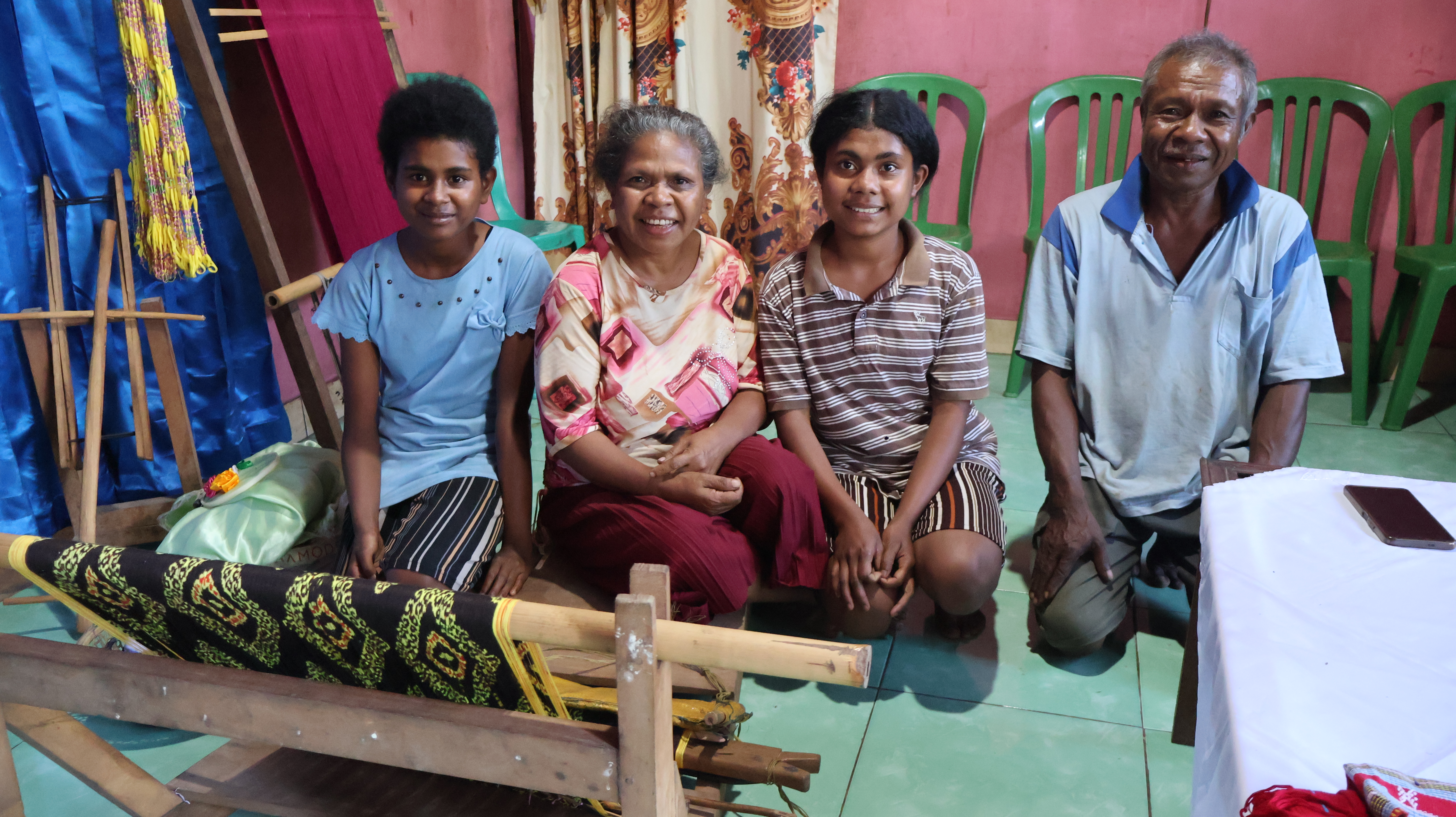 Welmince and her family